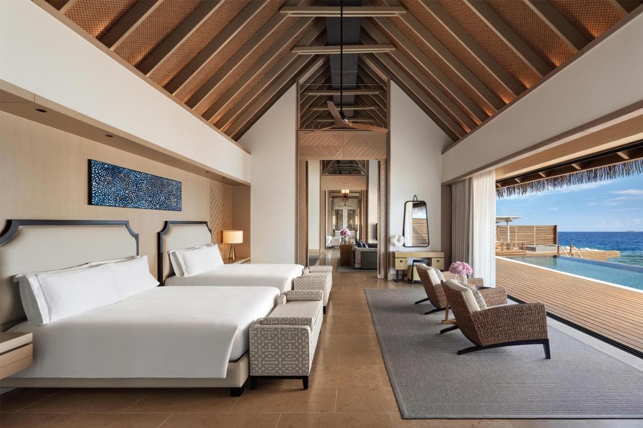 Waldorf Astoria Maldives Ithaafushi view 2